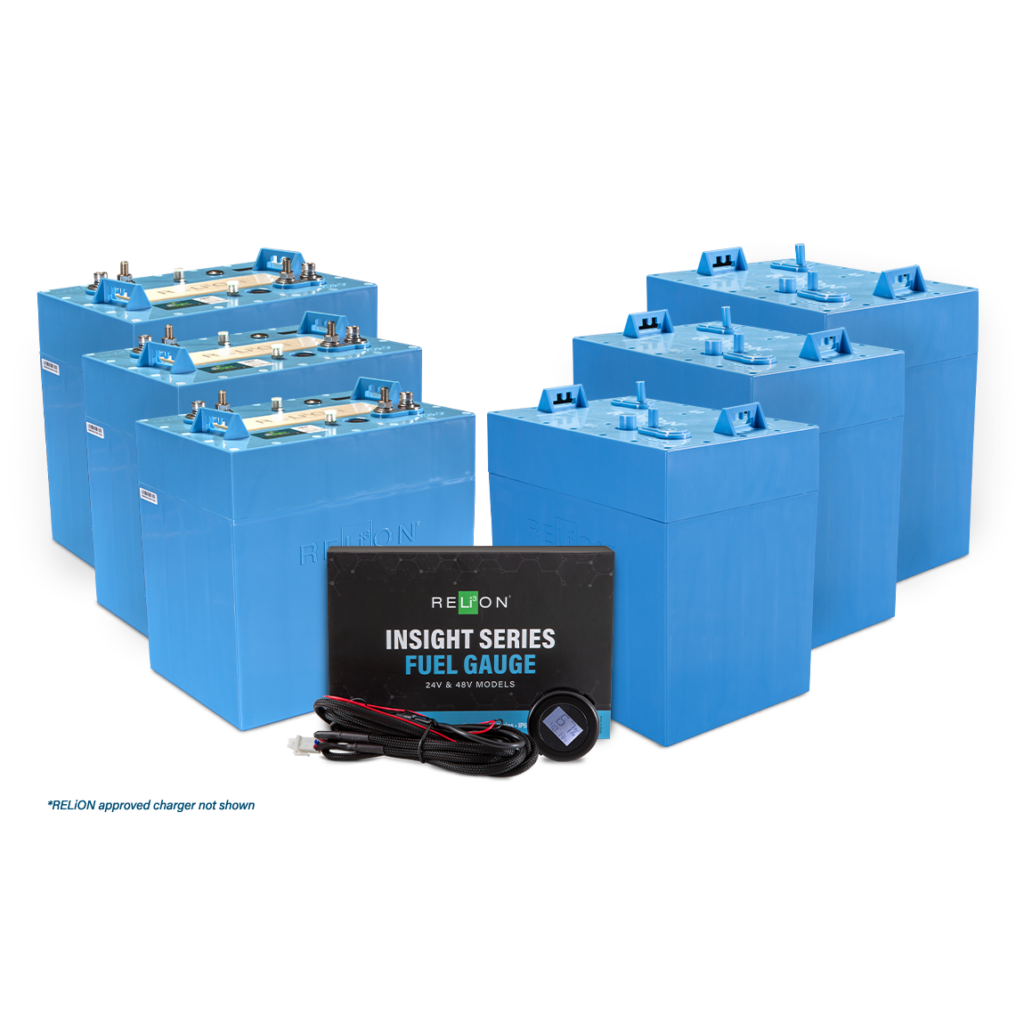 RELiON’s InSight Series Lithium Battery. 3 lithium Battery Insight Series Kit