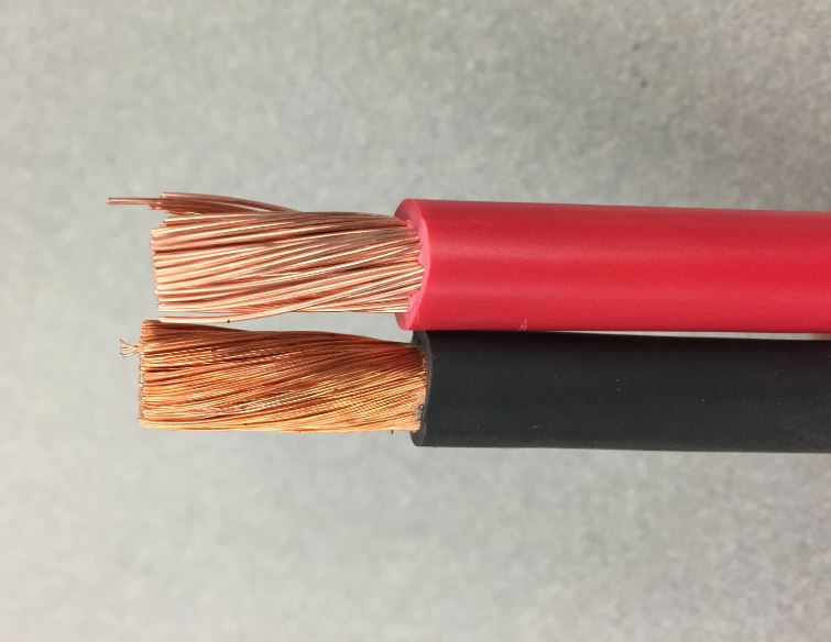 battery cable vs welding wire