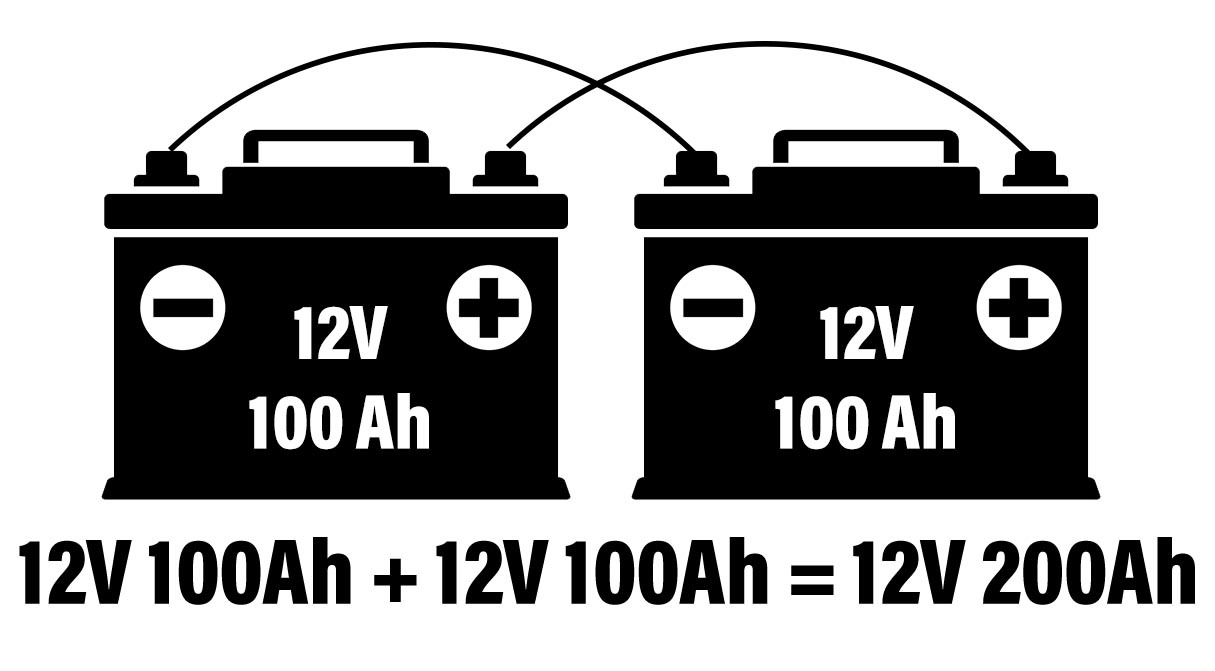 Parallel battery connection diagram