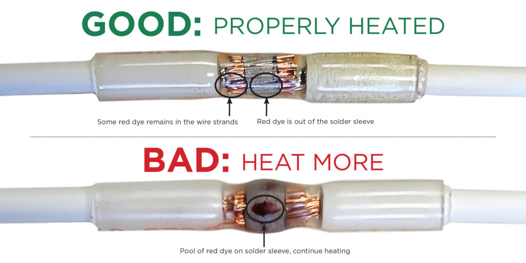 NSPA Thermal Indicator Heat Shrink Butt Connectors
