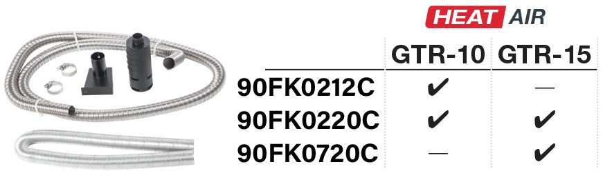 Whale Heat Air Flue options