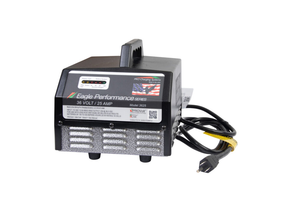 Portable charger for lithium golf cart batteries