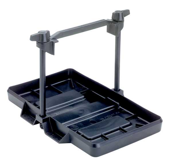 Secure your battery with this low profile adjustable battery tray