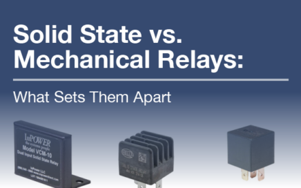 comparing solid state and mechanical relays in an image side by side